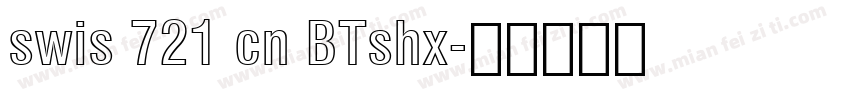 swis 721 cn BTshx字体转换